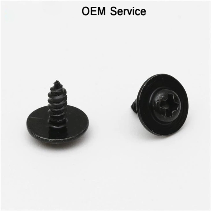 Black Pan Head Washer Screw